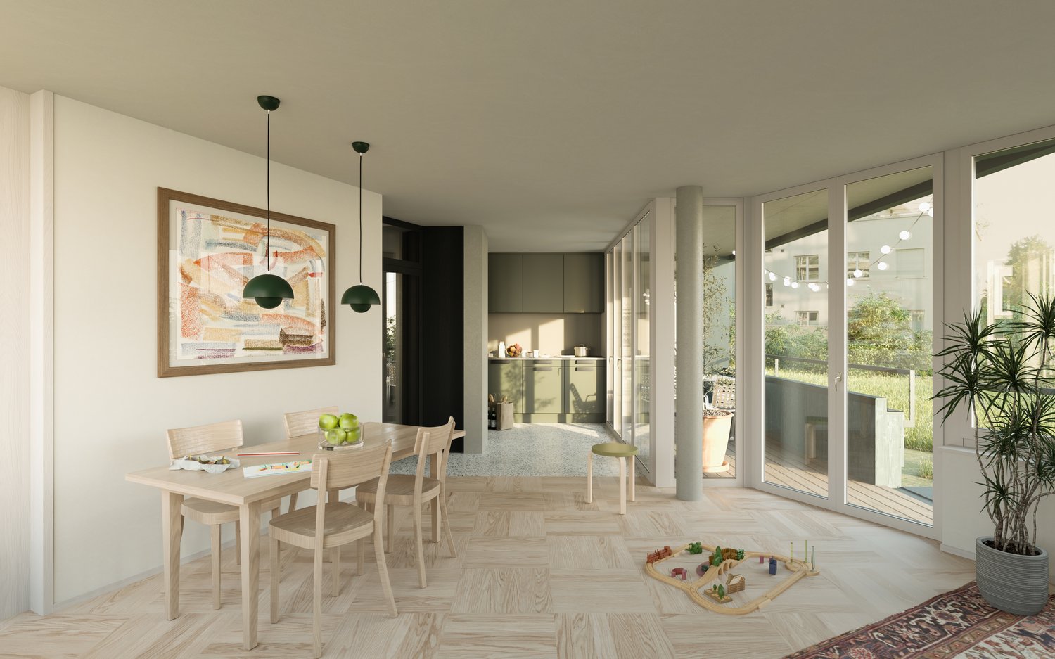 Erstvermietung Neubau: 5.5-Zimmerwohnung im Wohnpark Buchholzstrasse - Bild 3