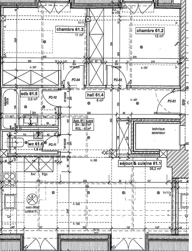 Appartement 4 pièces rénové – Vieux Carouge – 62.5 m² - Bild 1