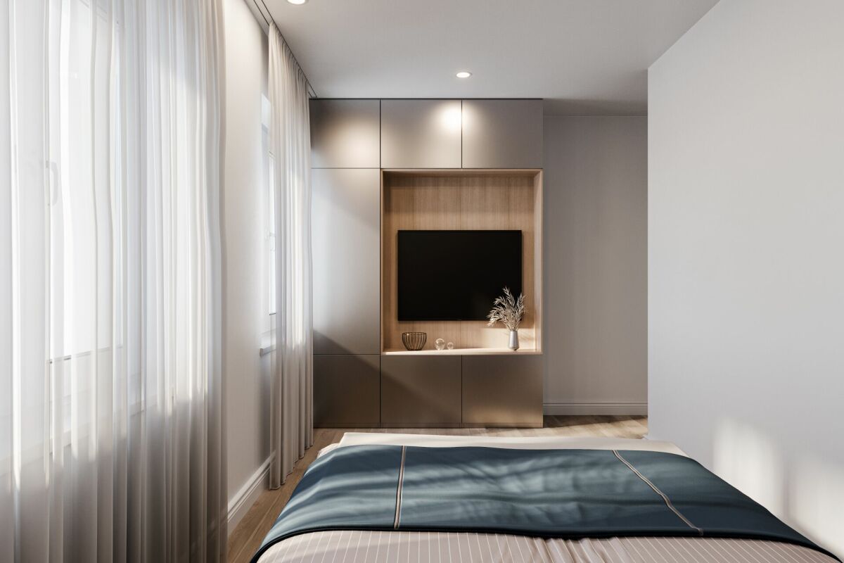 Hochwertige 3.5-Zimmer-Dachmaisonette-Wohnung mit Komfort - Schlafzimmer