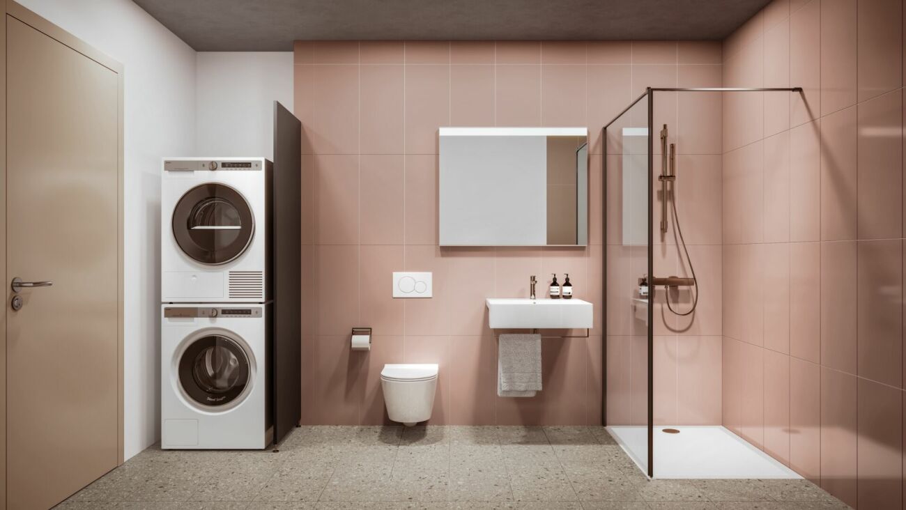 3,5 Zimmerwohnung Holzwiesstrasse 43 - Spinnerei Jona - Nasszelle