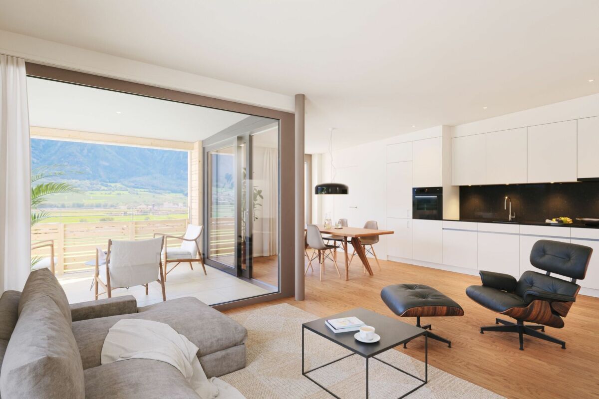 Erstbezug - 3.5 Zimmer-Wohnung - Überbauung Bawangs - Innenvisualisierung WHG B.32