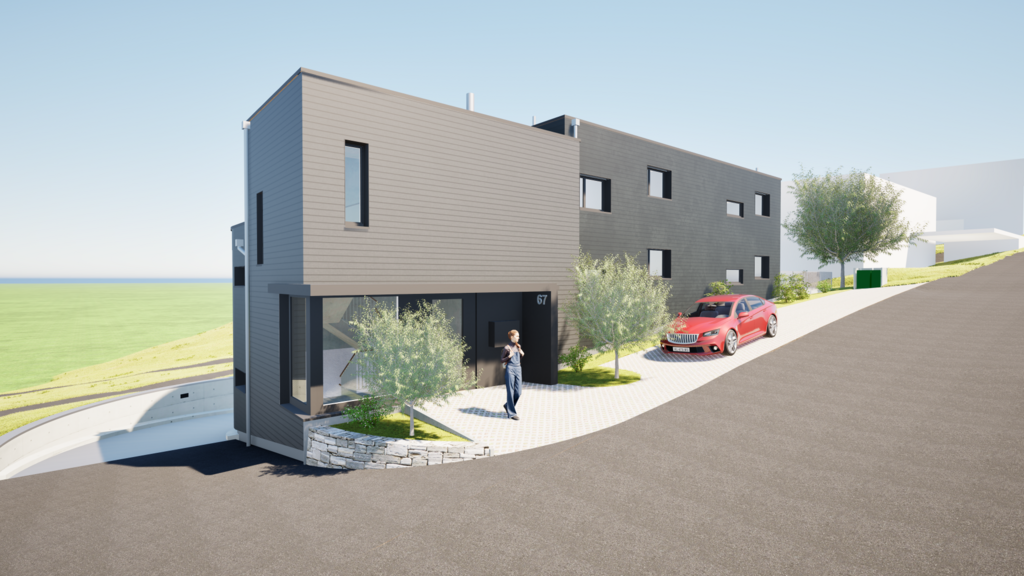 Exklusive 4.5 Zimmer-Wohnung im Obergeschoss (Neubau) - F67_Nord