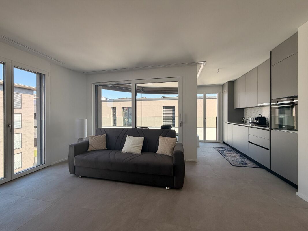 MASSAGNO NUOVO ATTICO 2.5 LOCALI AMPIO E CON TERRAZZA COPERTA (ARREDATO) - Bild 3