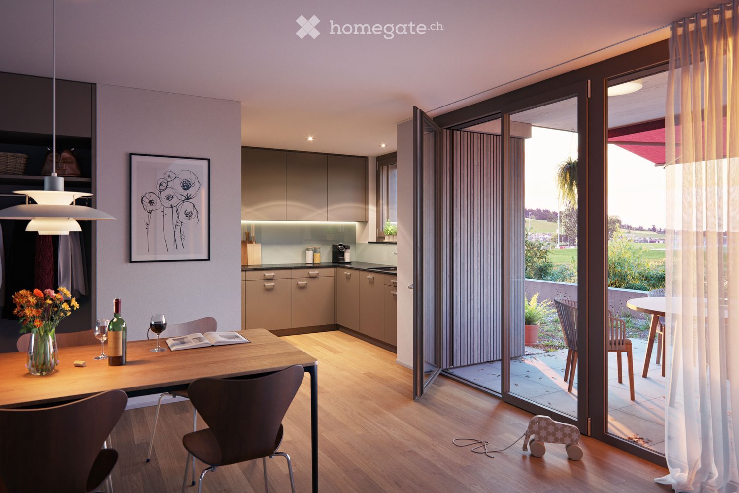 Wohnen an unverbaubarer, sonniger Lage mit Aussicht! - Bild 5