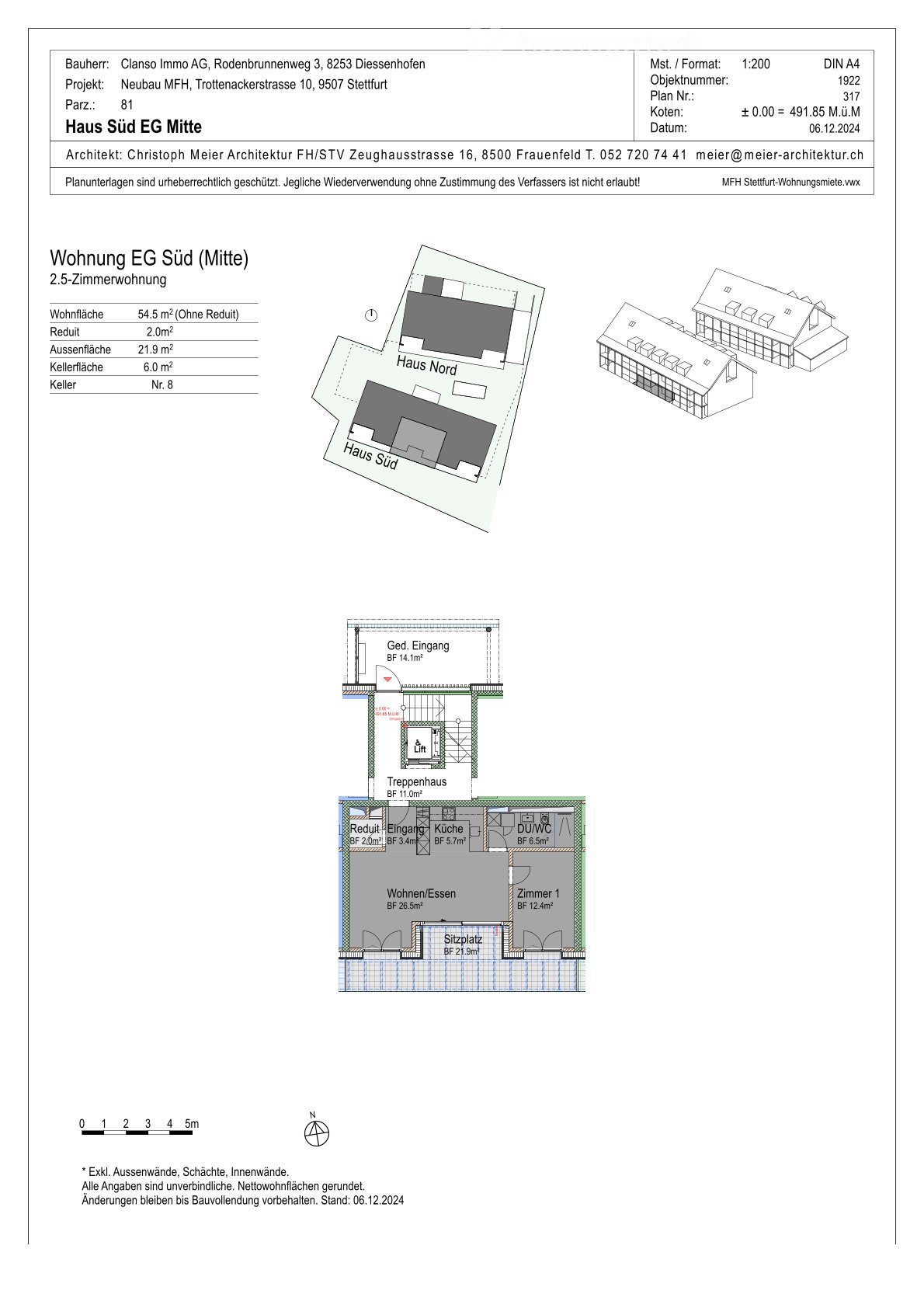 Erstvermietung - Modernes und komfortables Wohnen in Stettfurt mit idyllischem Umfeld - Bild 8