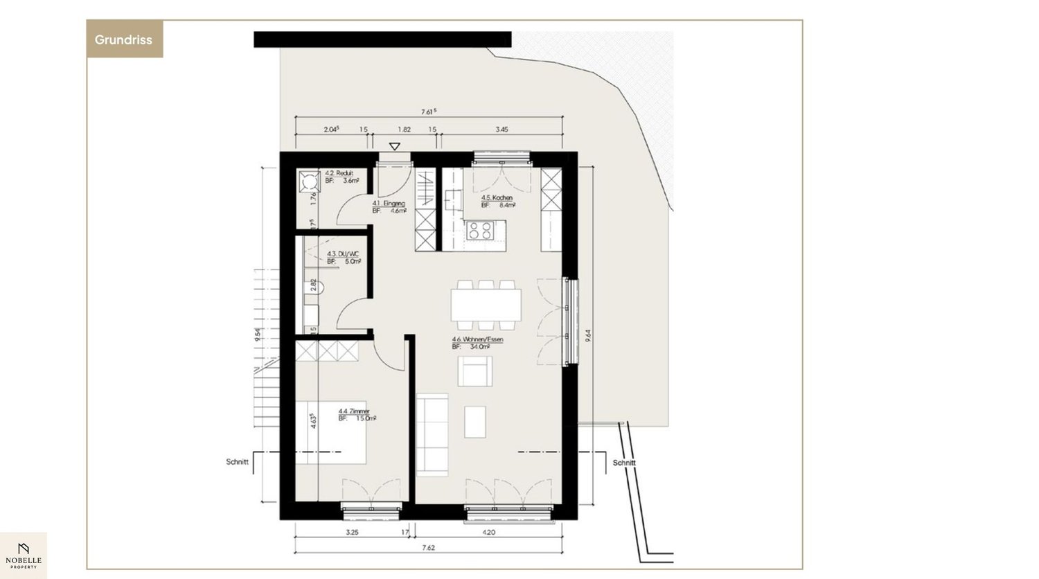 Moderne 2.5-Zimmer-Wohnung in ruhiger Lage in Dachsen inkl. PP - Bild 13