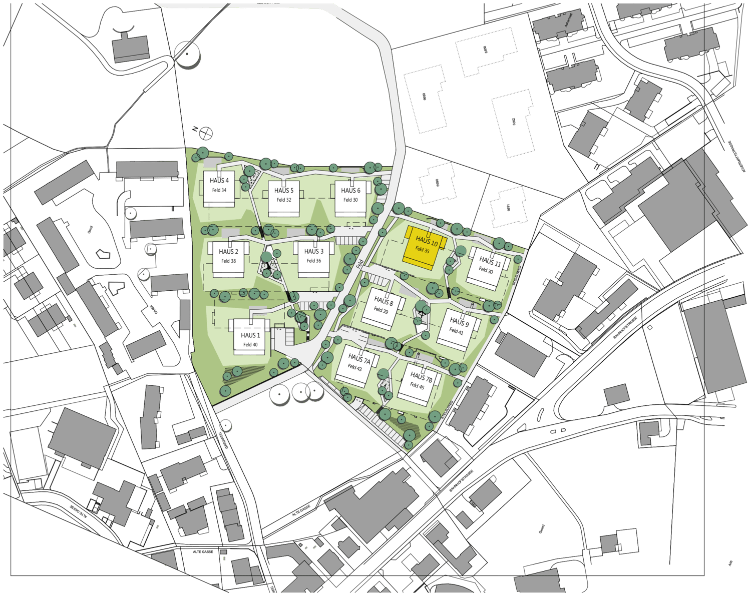 Attraktive 2.5-Zimmer-Gartenwohnung - Situation