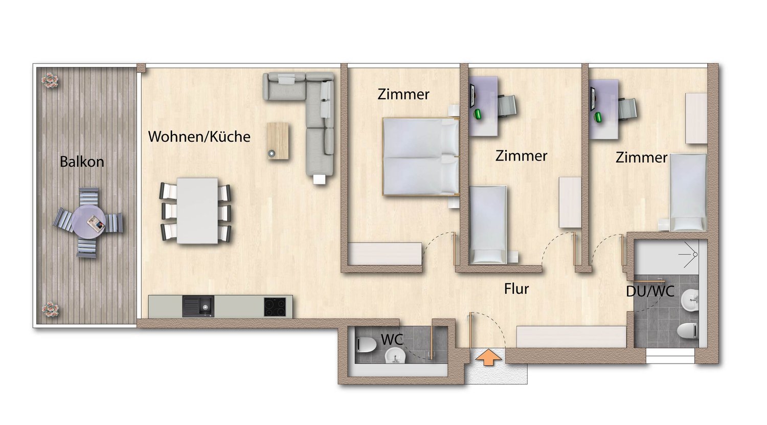 Charmante und helle 4.5-Zimmer-Wohnung in Bischofszell zu vermieten - Bild 10