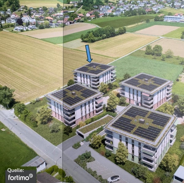 Hochwertige 4.5-Zi.-Neubauwohnung mit Garten & Aussicht - Bild 1