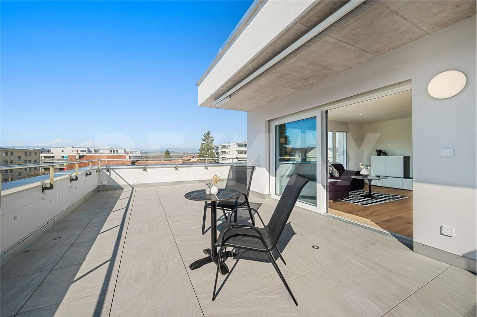 Magnifique attique meublé de 2,5 pièces avec terrasse de 65 m² à Avenches - Bild 12