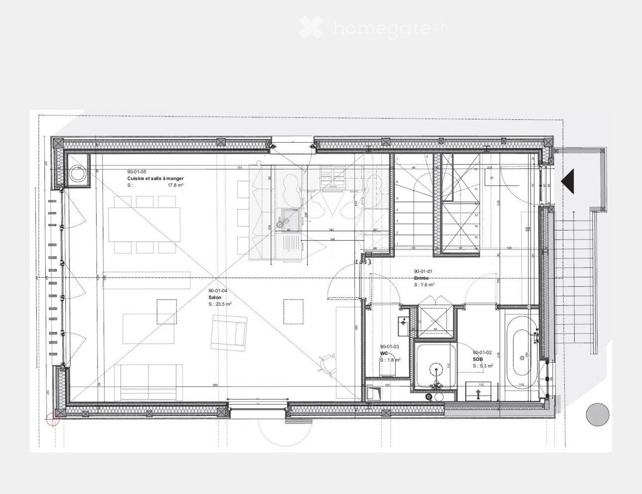 Magnifique duplex de 3 pièces à Troinex avec terrasse et garage - Bild 1