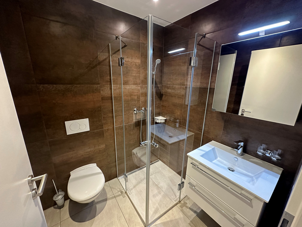 Moderne, grosszügige und helle Wohnung - Badezimmer_Dusche.jpg