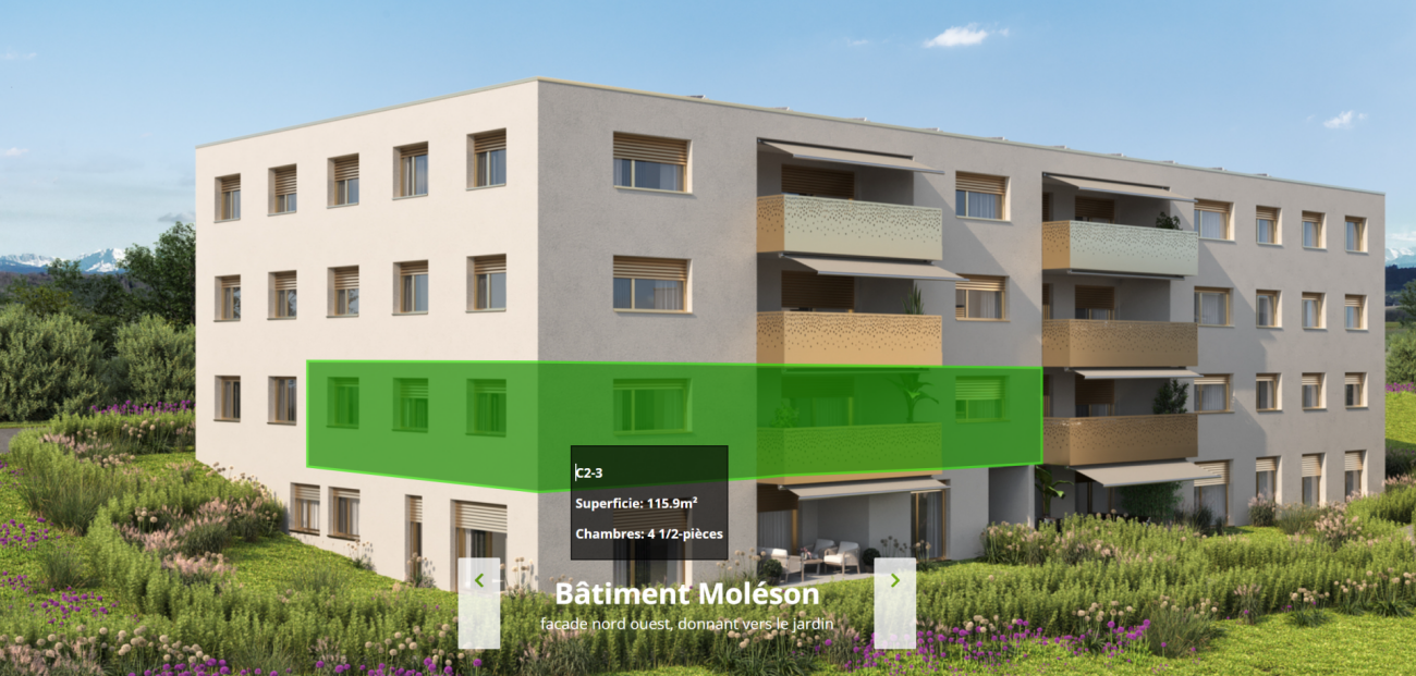 LE TOUT DERNIER APPARTEMENT 4,5 pièces en formule * Location - Achat * Vulliama - Bild 2