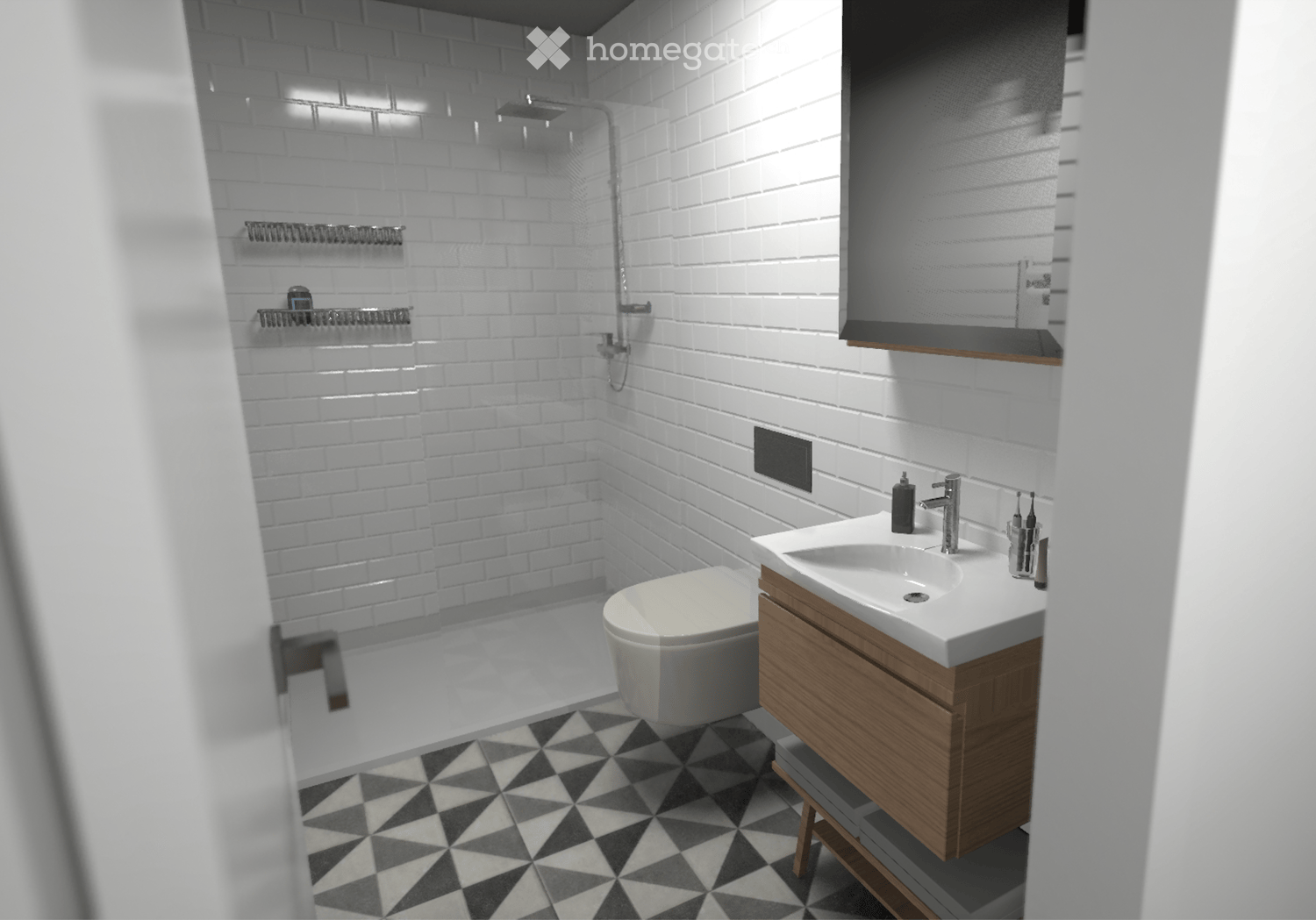 2,5 pièces avec balcon et partiellement meublé - Bild 6