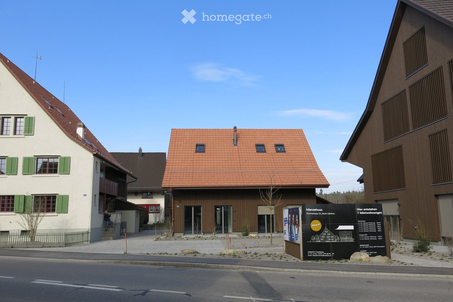 Doppel-Einfamilienhaus in Nänikon-Greifensee,   4 1/2 - 5 1/2 Zimmer - Bild 1