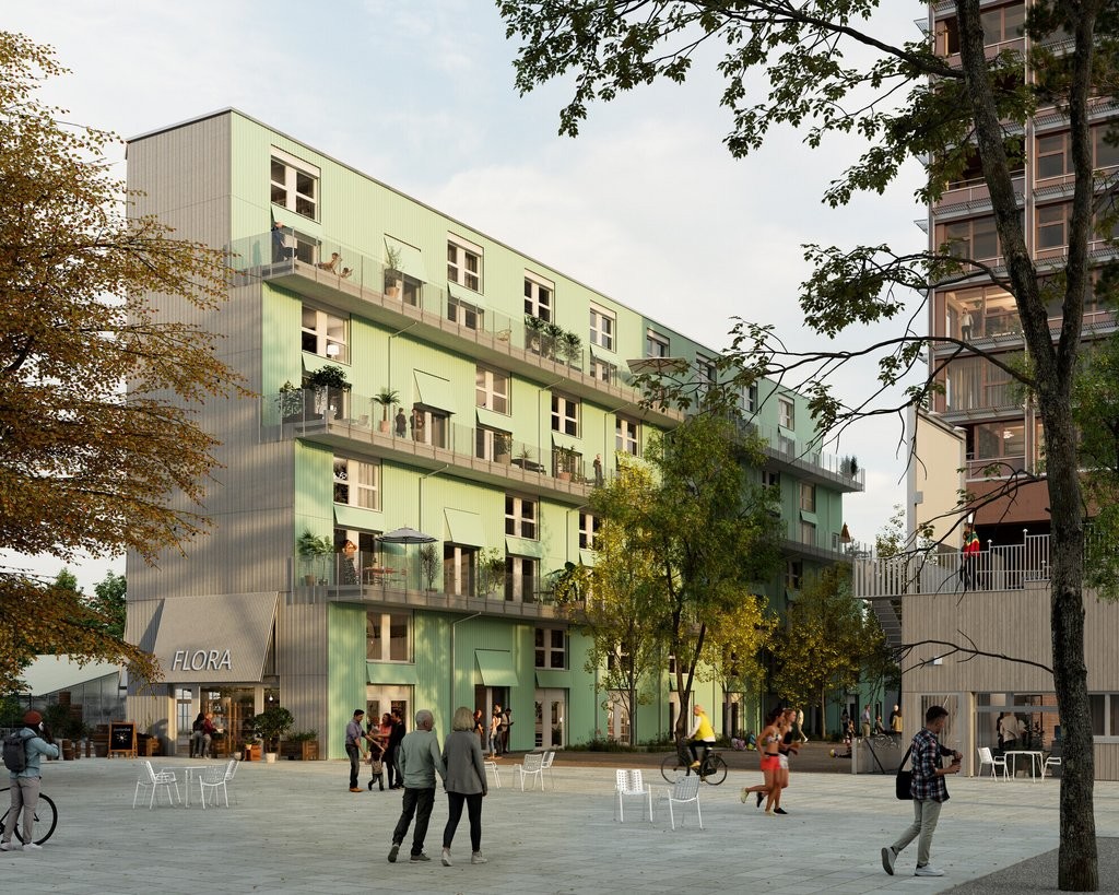 MIETEN OHNE KAUTION, Grosszügige Maisonette-Lofts im Industrie-Look - Visualisierung Aussenansicht