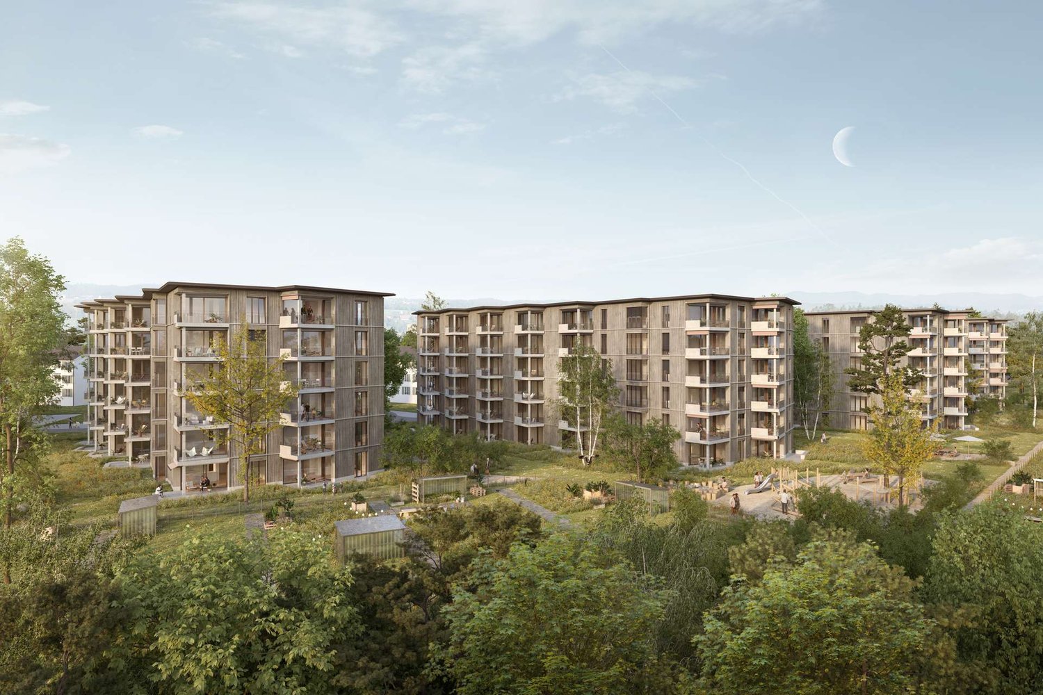 4.5-Zimmer-Neubauwohnung in der Überbauung 7 Lerchen in Kloten - 241220_fischer_lerchenweg_aussen