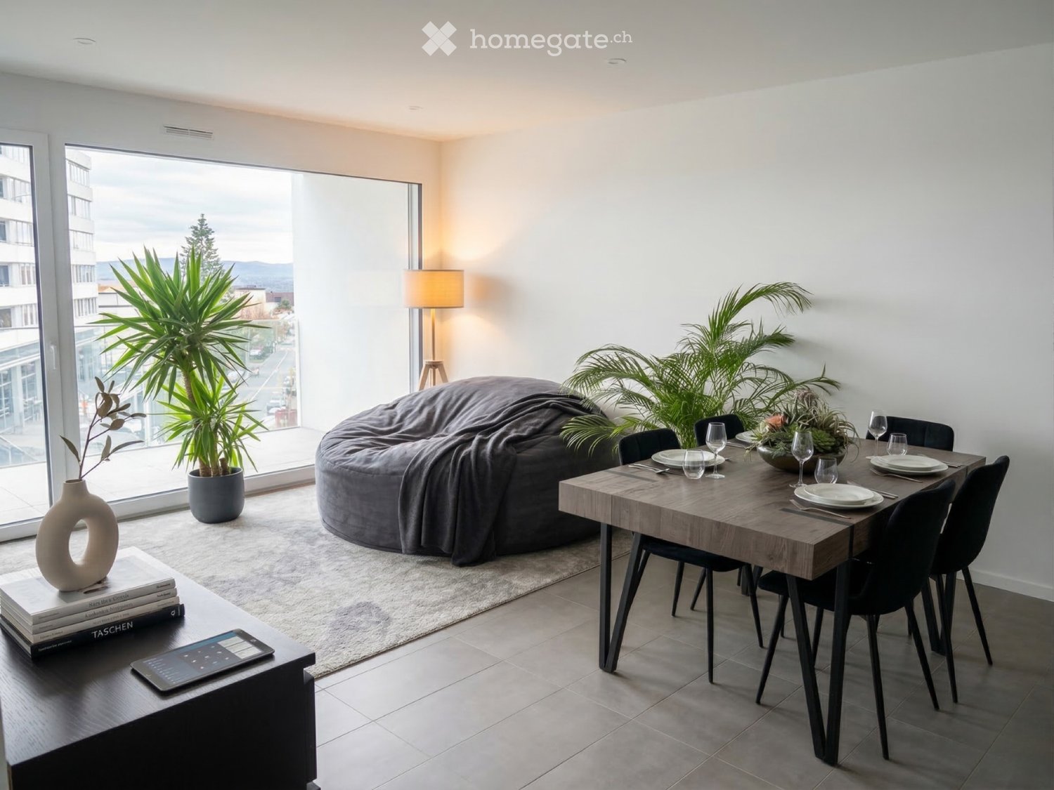 Superbe appartement neuf de 2,5 pièces balcon vue sur le lac - Bild 1