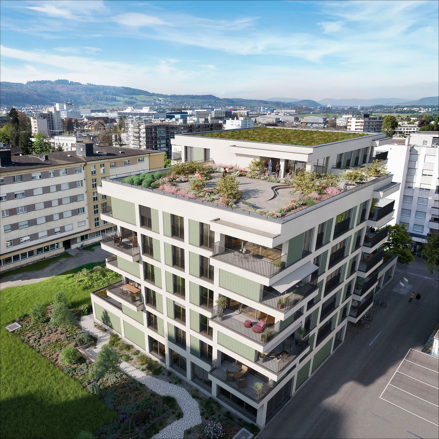 Erstbezug: zentrale und komfortable 4.5-Zimmer-Attikawohnung - Bild 7