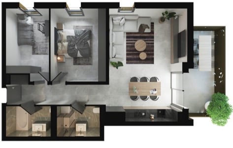 Magnifique 3,5 pièces neuf à Monthey - Bild 5