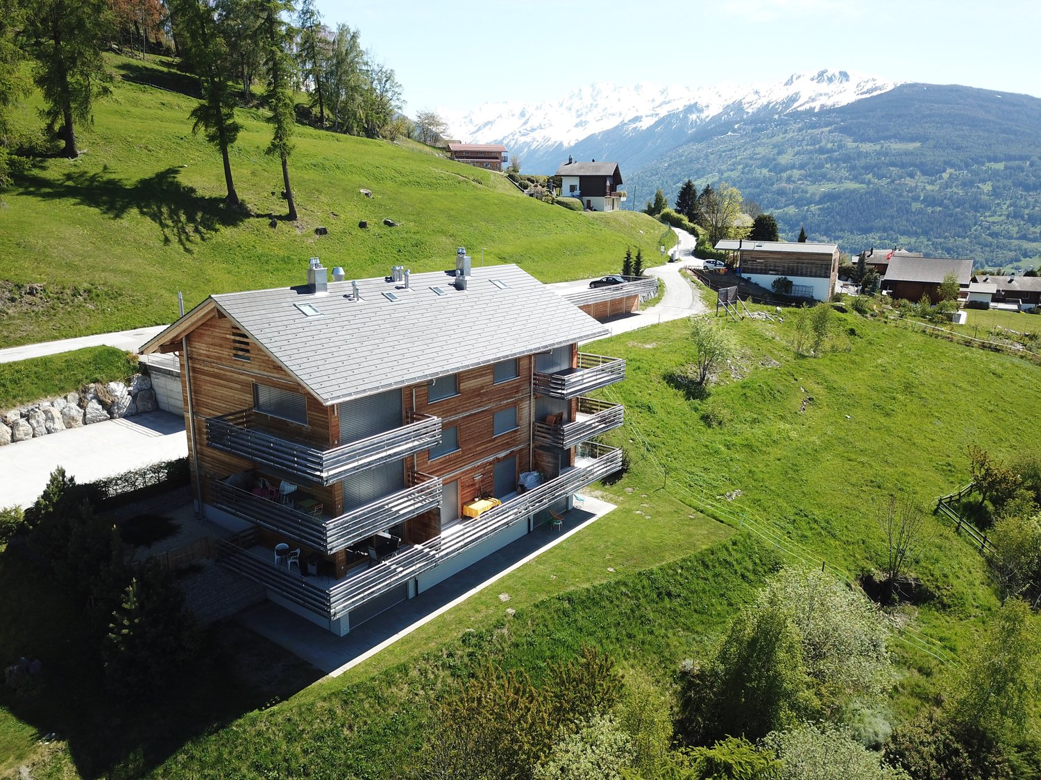 A louer pour une année - Magnifique duplex avec vue imprenable à Nax - Bild 11