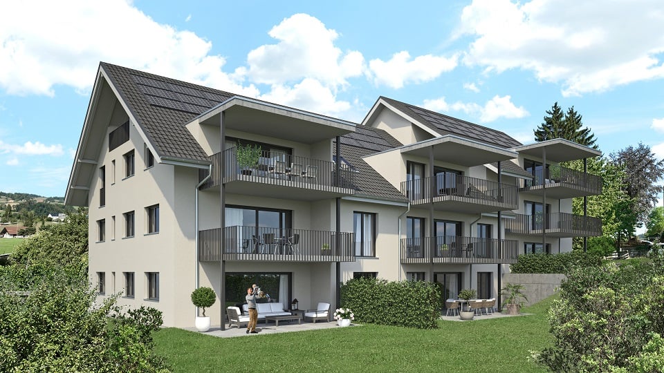 3.5-Zimmer-Dachwohnung mit Galerie, Balkon und Loggia im Rodacher - Bild 5