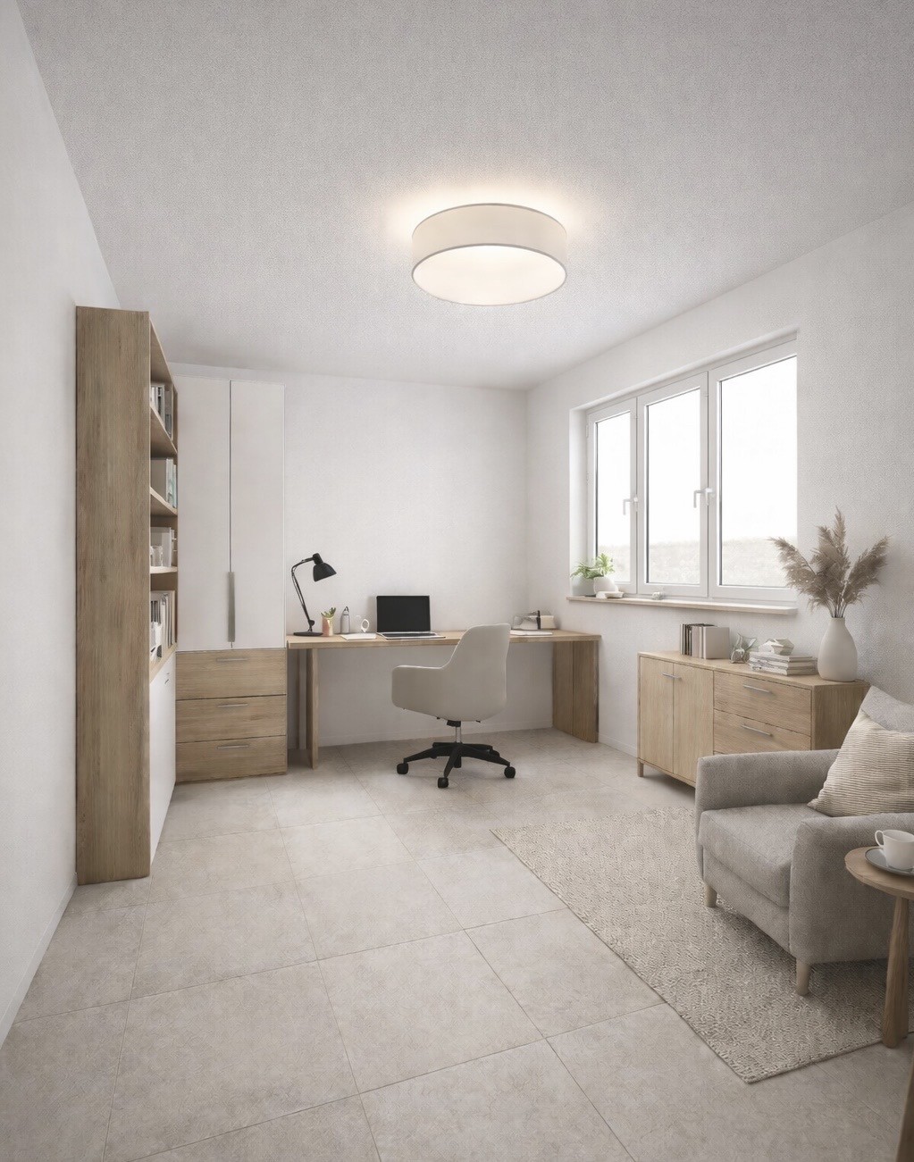 Erstbezug im Eigentumsstandard: 106 m² | 22.8 m² Süd-Balkon | Panorama-Fenster - Ideal als Homeoffice, Gästezimmer oder zweites Schlafzimmer