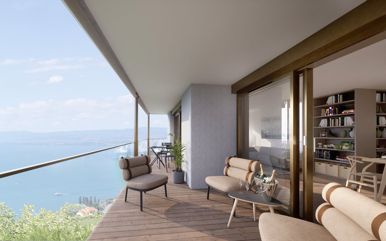 Grandvaux – Résidence « Le Genevrey » Magnifiques 4.5 pièces neufs avec vue exceptionnelle - Bild 3