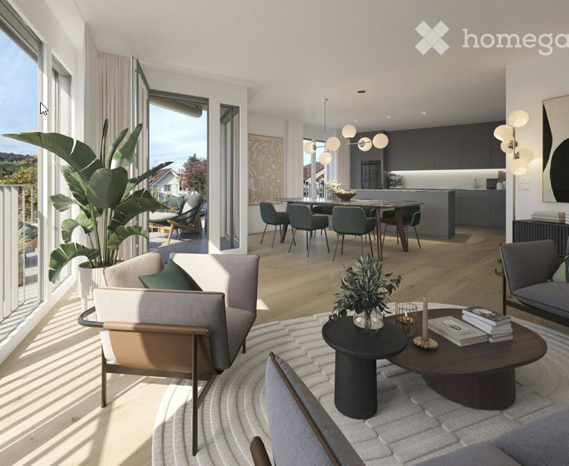 Exklusive 3.5-Zimmer-Neubauwohnung mit hochwertiger Ausstattung - Bild 1