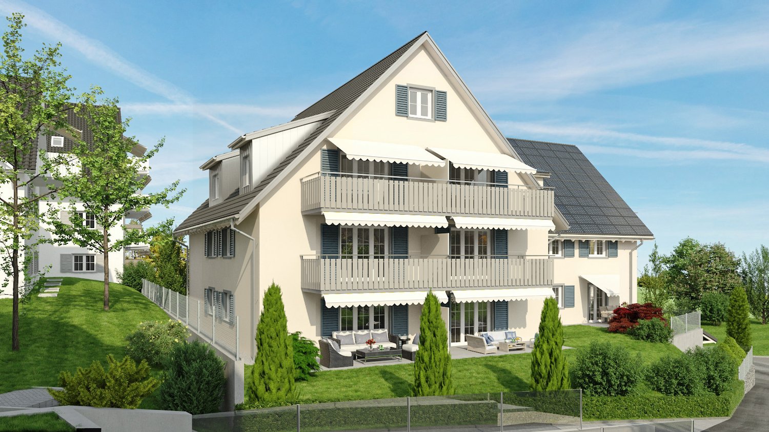 5.5 Zimmer Maisonettewohnung 155.5 m2, Balkon 10 m2, Richtung Süden - Bild 4