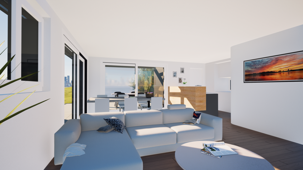 Exklusive 4.5 Zimmer-Wohnung im Obergeschoss (Neubau) - Wohnen