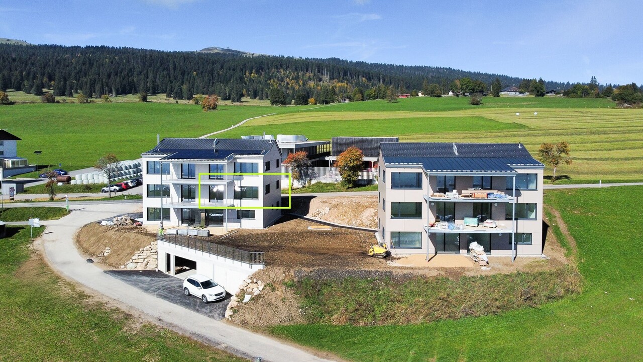 Appt neuf de 2.5 pces - 1er étage Magnifique vue sur les Alpes - A3