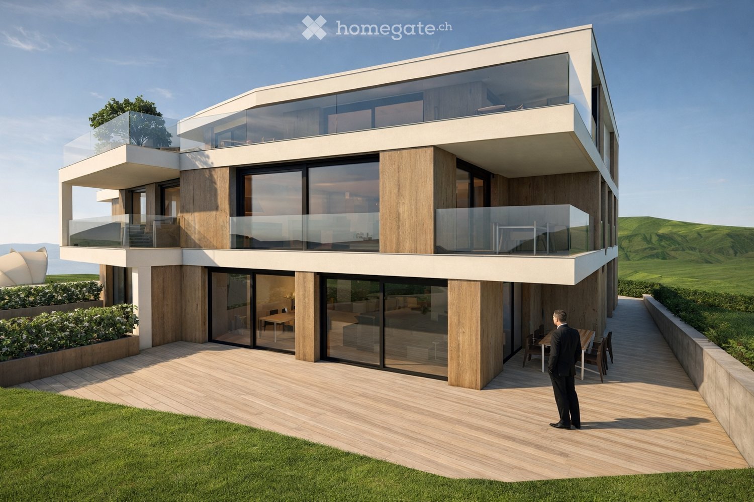 Erstvermietung: Topmoderne Attika-Wohnung im Eigentum Standard, Minergie effizient mit Solarstrom - Bild 4