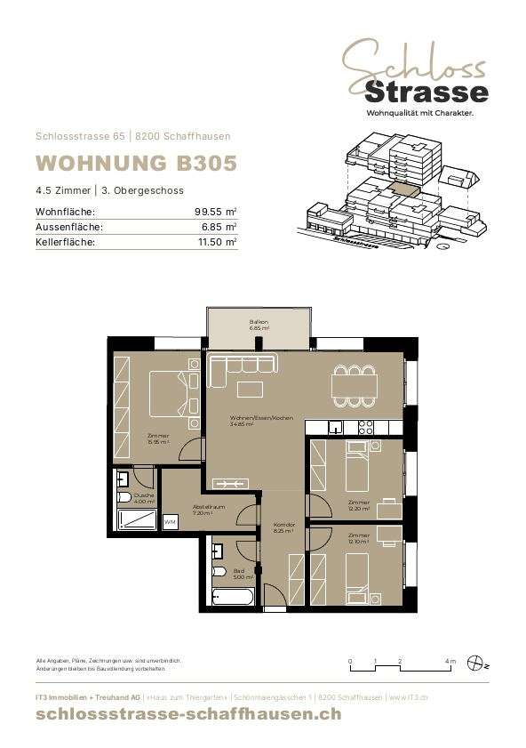 Schlossstrasse - Wohnfreude erwartet Sie - WB305 Grundriss