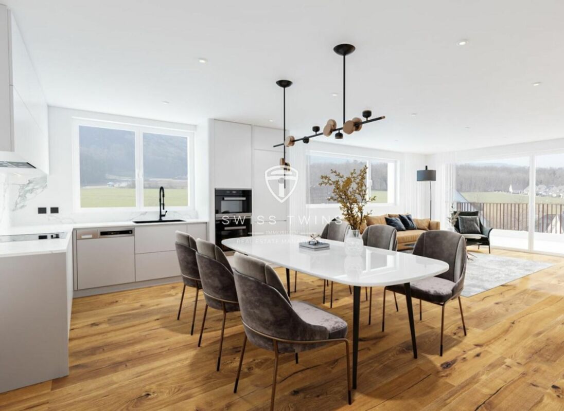 Helle 4,5-Zimmer-Wohnung mit Terrasse in Zweidlen mieten - Bild 5