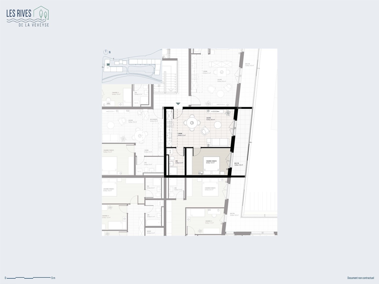 Appartement neuf 2.5 pièces avec balcon - Les Rives de la Veveyse - Bild 10