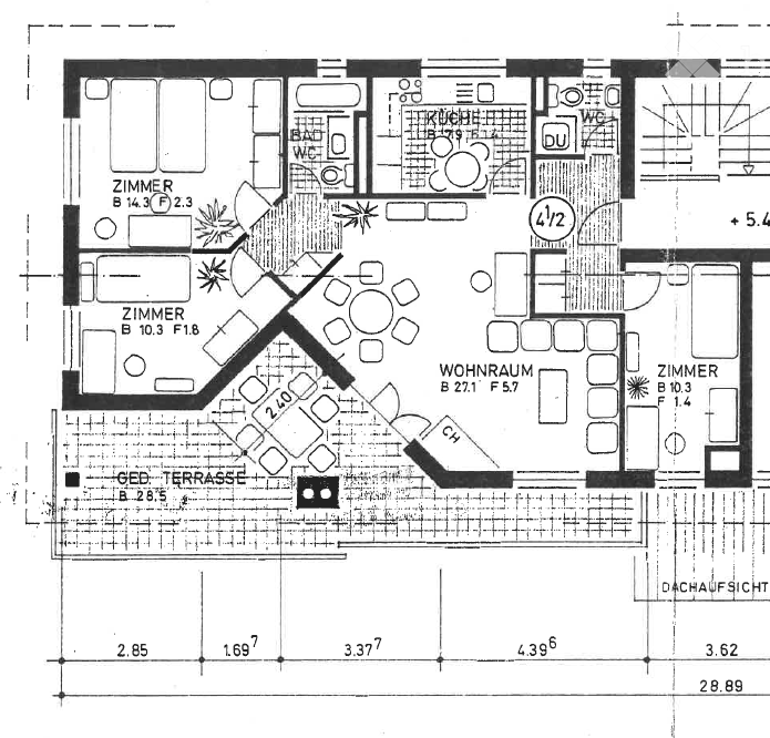 4.5-ZWG im 2. OG, in 8706 Feldmeilen zu vermieten - Bild 9