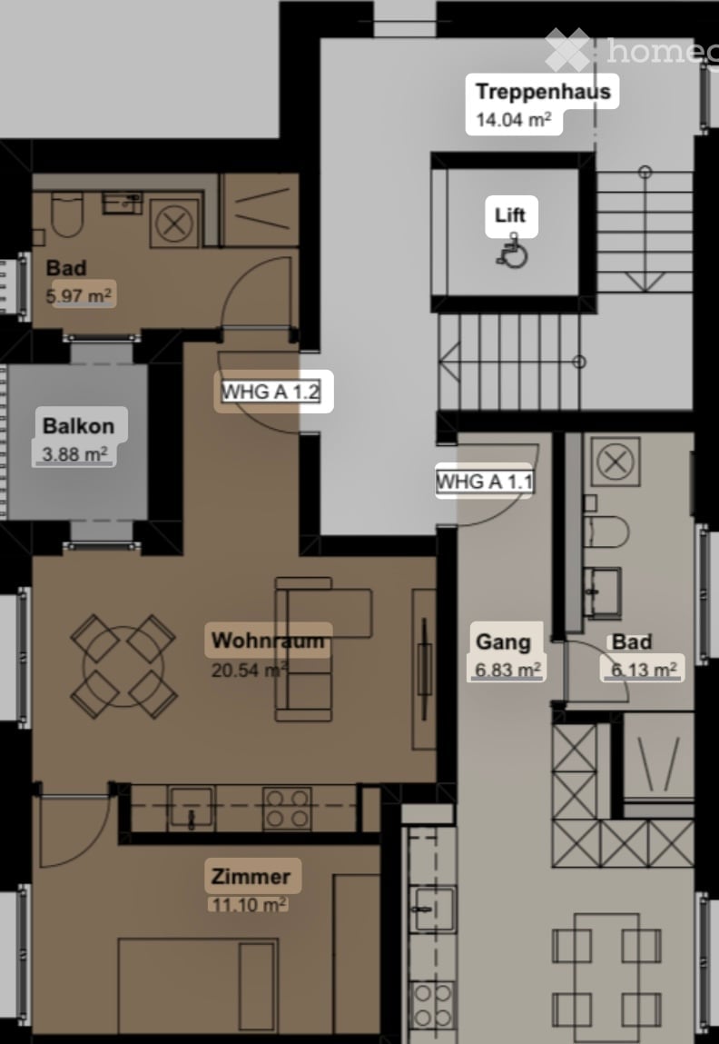 Zentral gelegene, Neubauwohnung  in Märstetten - Bild 6