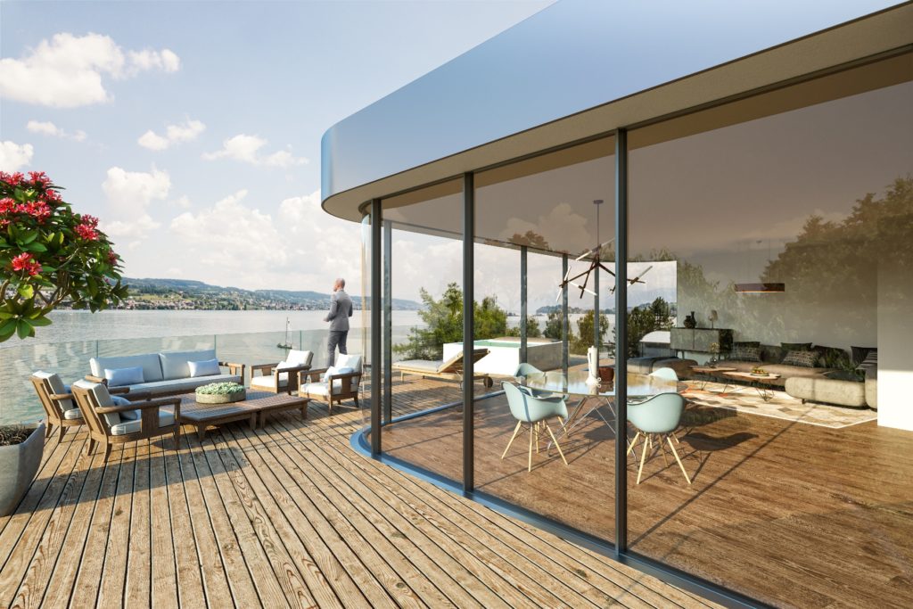 Neubau 5.5-Zimmer-Maisonettewohnung direkt am See - WHG3_Attika_Terrasse