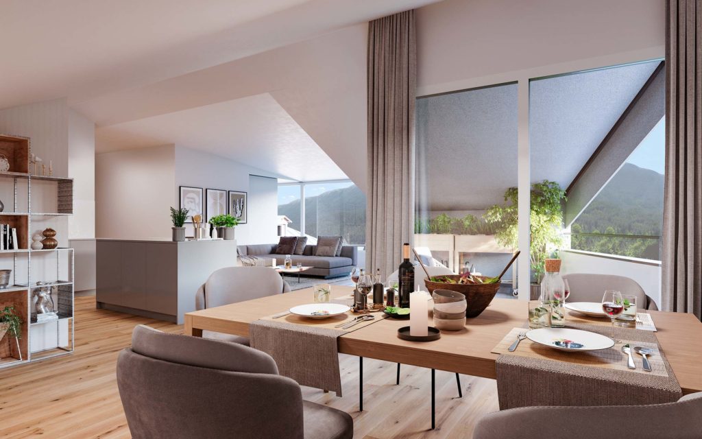 Scuol: Neubau -  22 exclusive Eigentums-Wohnungen - 2 WHG Wohnen Essen 2