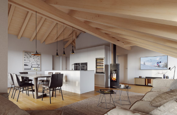 fantastische 4.5 Zimmer-Dachwohnung mit Aussicht - Matten bei Interlaken, Alte Unterdorfstrasse 2, Dachwohnung