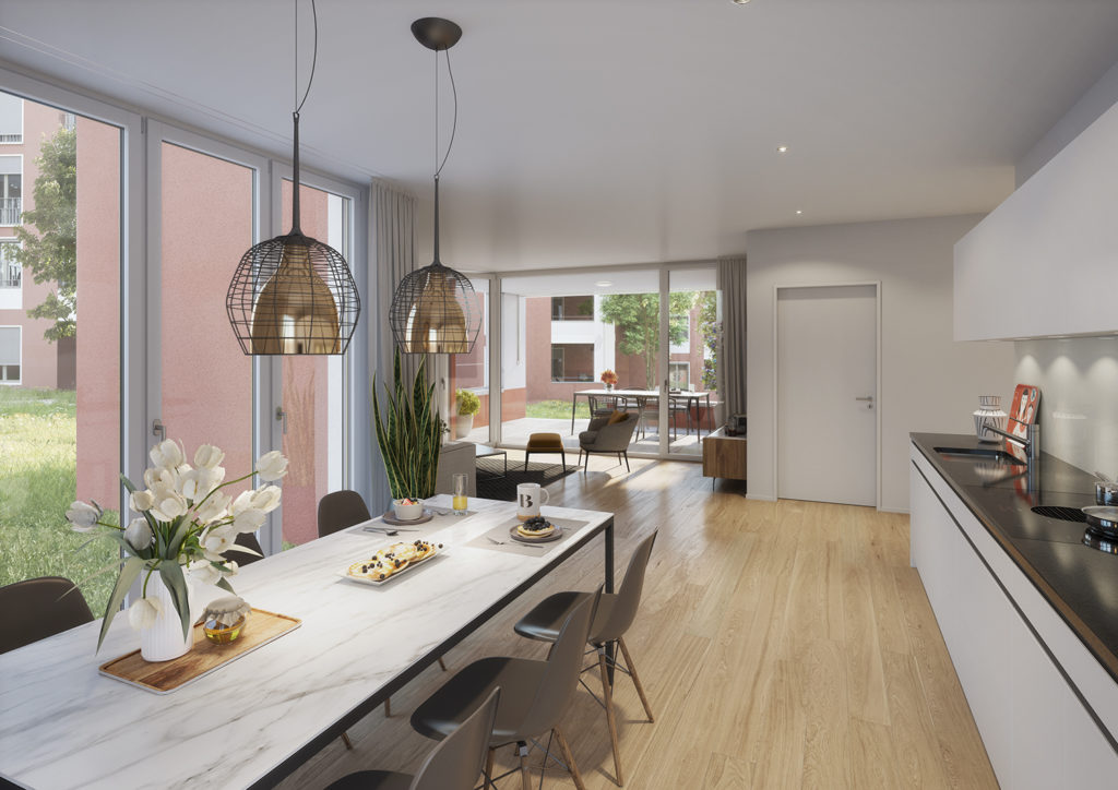 Neubau 3.5-Zimmer-Eigentumswohnung an bester Lage - Innenansicht 3.5-Zimmer_Gartenwohnung