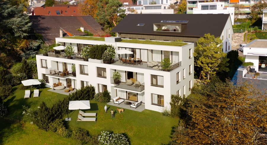 Neubauprojekt HASENberg - Bellikon - BELLIKON NEU Gartenansicht