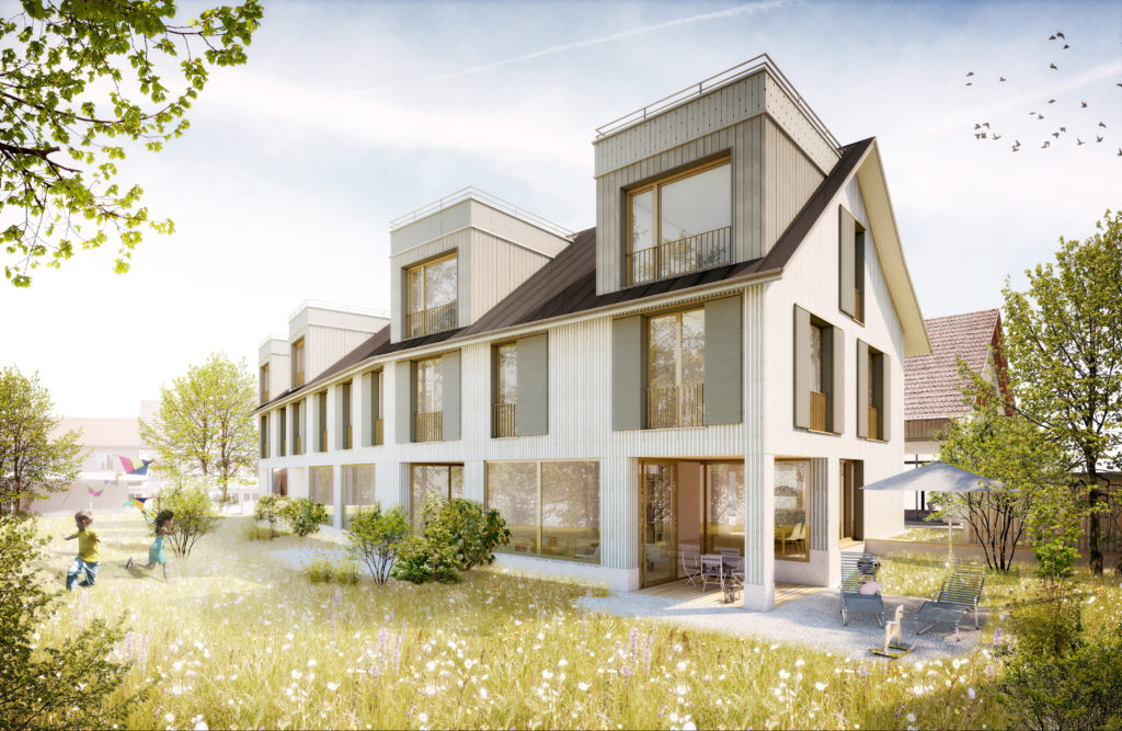 WEIHERHOF - natürlich mittendrin - Neubau REFH Ansicht Garten