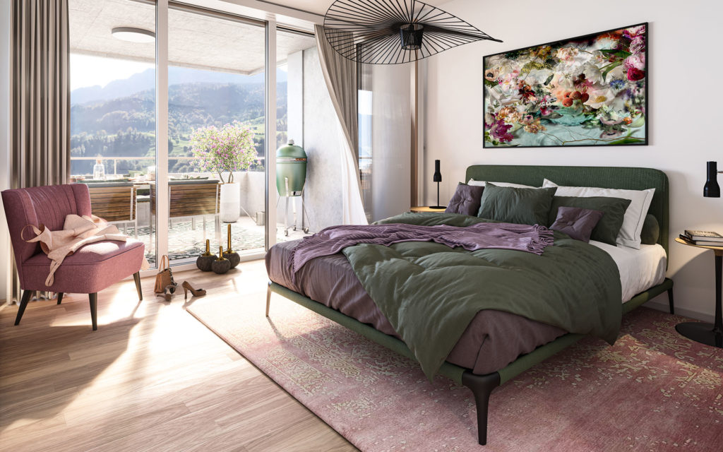 PilatusTower Kriens - Schlafzimmer