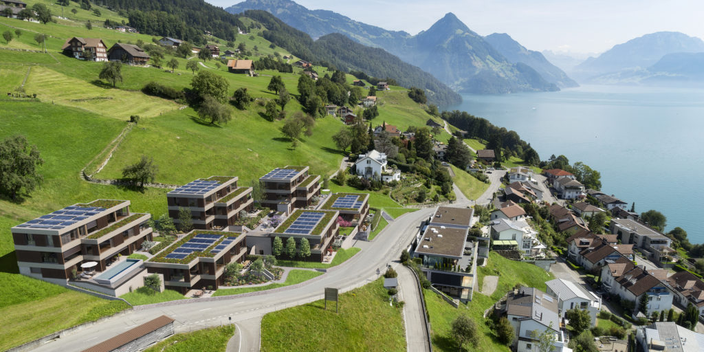 Solair - Wohnen zwischen Himmel und See - Swiss Interactive Visualisierung