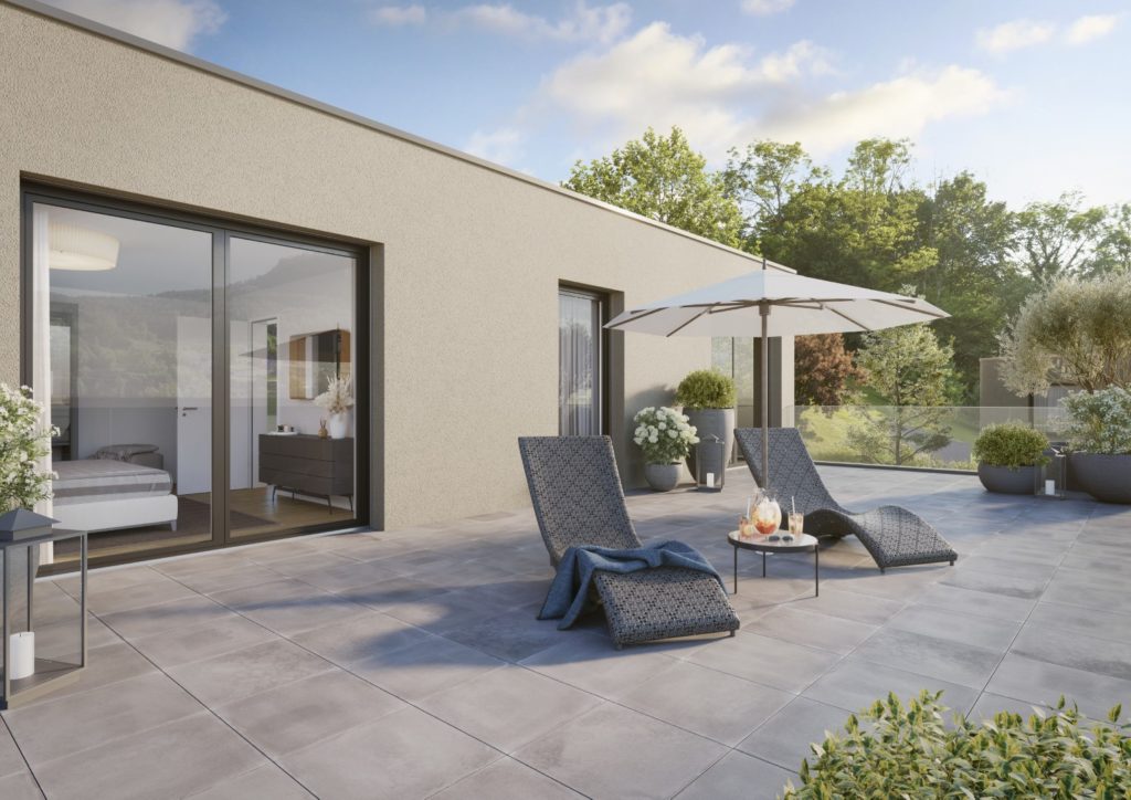 Terrazzo - Hier und jetzt wohnen in Grellingen - Terrasse