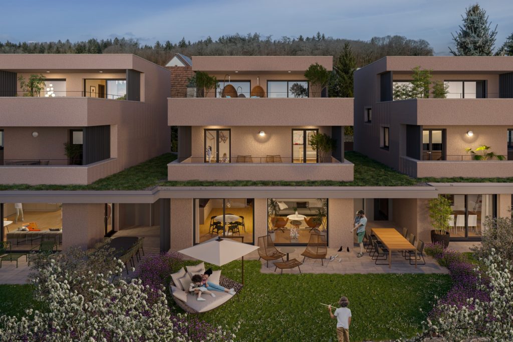 Neubau 3 Einfamilienhäuser mit 5.5 Zimmern - Aussenansicht
