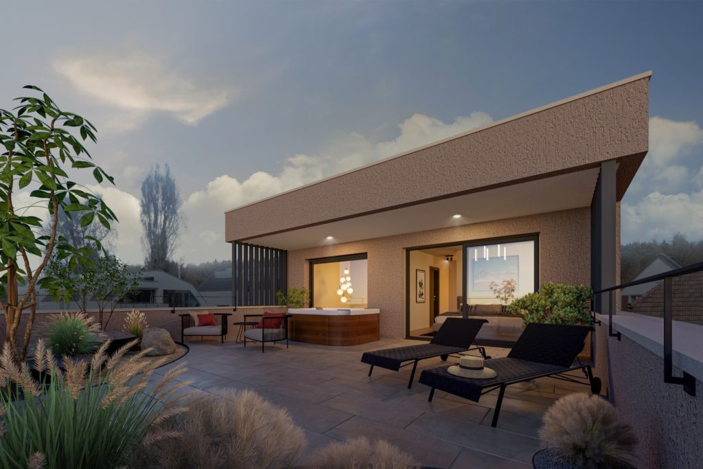 Neubau 3 Einfamilienhäuser mit 5.5 Zimmern - Terrasse