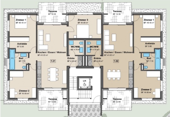 helle 3.5 Zimmer-Gartenwohnung - Bild 2